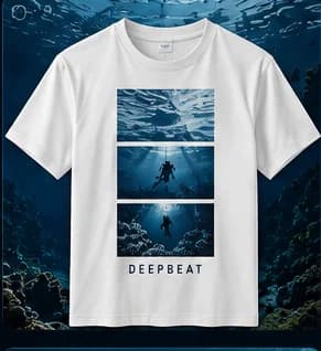 Three Depths Tee in White