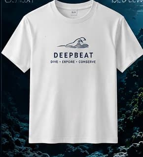 Dive Explore Conserve Tee in White