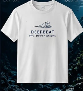 Dive Explore Conserve Tee in White